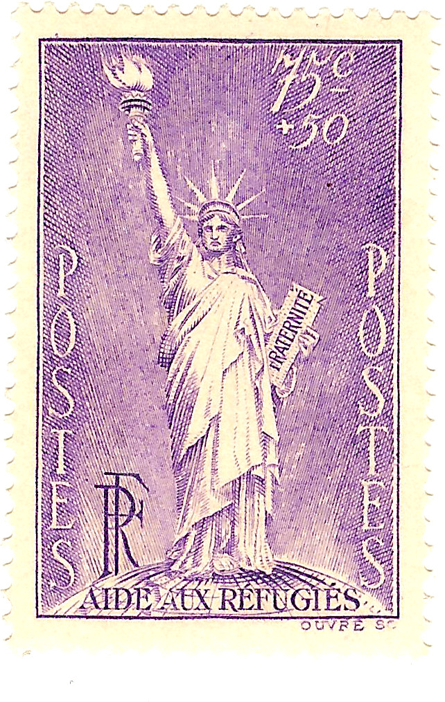 Statue de la Liberté 75 c+50c 1936 Yvert 309 **